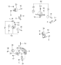 Diagram for Kia Optima Transfer Case Mount - 2183038010