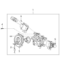 Diagram for 2000 Kia Optima Headlight Switch - 934003C780