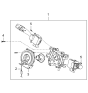 Diagram for 2002 Kia Optima Clock Spring - 934903C100