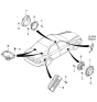 Diagram for Kia Optima Car Speakers - 9636039100