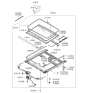 Diagram for 2009 Kia Optima Sunroof - 816102G000