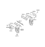 Diagram for Kia Optima Exhaust Heat Shield - 285253E100