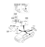 Diagram for Kia Amanti Car Mirror - 851010A200