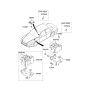 Diagram for Kia Optima ABS Control Module - 589102G101