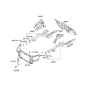 Diagram for 2006 Kia Optima Radiator Support - 641012G001