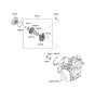 Diagram for 2010 Kia Optima Torque Converter - 451003A211