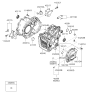 Diagram for 2007 Kia Optima Engine Mount Bracket - 452173A250