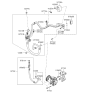 Diagram for 2006 Kia Optima A/C Hose - 977752G000