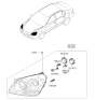 Diagram for 2007 Kia Optima Headlight Cover - 921402G000