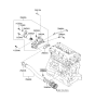 Diagram for 2007 Kia Rondo Cooling Hose - 2546925200