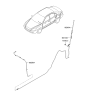 Diagram for 2008 Kia Optima Antenna - 962302G000