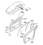 Diagram for Kia Optima Weather Strip - 822202G000