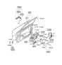 Diagram for 2008 Kia Optima Door Lock Actuator - 813202G210