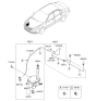 Diagram for Kia Optima Washer Pump - 986102G001