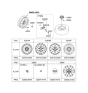 Diagram for Kia Optima Spare Wheel - 529102G250