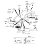 Diagram for Kia Rondo TPMS Sensor - 958003L500