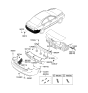 Diagram for 2006 Kia Optima Bumper - 866112G020