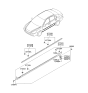 Diagram for 2010 Kia Optima Door Moldings - 877212G000