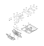 Diagram for 2005 Kia Amanti Dash Panels - 841203F000