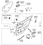 Diagram for Kia Amanti Ashtray - 837533F000