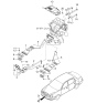 Diagram for 2007 Kia Optima Ambient Temperature Sensor - 969852D000