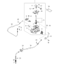 Diagram for Kia Amanti Automatic Transmission Shift Levers - 467003F000LK