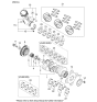 Diagram for Kia Sedona Crankshaft Pulley - 2312439504