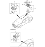 Diagram for 2005 Kia Amanti Dome Light - 928203F000NF