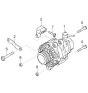 Diagram for Kia Alternator Bracket - 3746039700