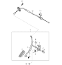 Diagram for Kia Amanti Accelerator Cable - 327903F050