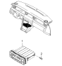 Diagram for 2005 Kia Amanti A/C Switch - 972503F600