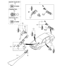 Diagram for Kia Amanti Tailgate Handle - 812613F000