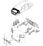 Diagram for 2006 Kia Amanti Dash Panels - 643003F100