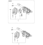 Diagram for Kia Amanti Turn Signal Switch - 934003F700