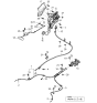 Diagram for 2008 Kia Amanti Parking Brake Cable - 597503F000