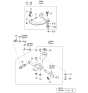 Diagram for 2004 Kia Amanti Control Arm - 544103F100