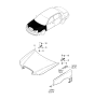 Diagram for 2004 Kia Amanti Hood - 664003F020