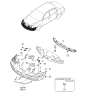 Diagram for Kia Amanti Bumper - 865113F050