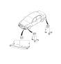 Diagram for Kia Side Marker Light - 923043F050