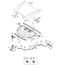 Diagram for 2005 Kia Amanti Hood Latch - 811303F000