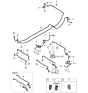 Diagram for Kia Amanti Brake Line - 587443F000