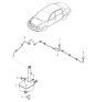 Diagram for 2006 Kia Amanti Windshield Washer Nozzle - 986303F000