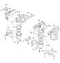 Diagram for 2006 Kia Amanti Exhaust Manifold - 2851039615