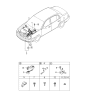 Diagram for 2004 Kia Amanti Battery Cable - 918503F010