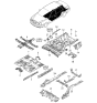 Diagram for 2004 Kia Amanti Floor Pan - 655113F200