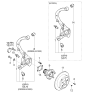 Diagram for Kia Amanti Brake Disc - 584113F000