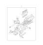 Diagram for 2004 Kia Amanti Cylinder Head Gasket - K0AD310270