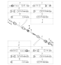 Diagram for 2006 Kia Rondo CV Joint - 495921D500