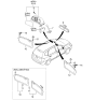 Diagram for 2008 Kia Rondo Sun Visor - 852011D050RU