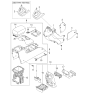 Diagram for 2006 Kia Rondo Armrest - 846601D0000R